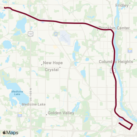 Maple Grove Dtw East map