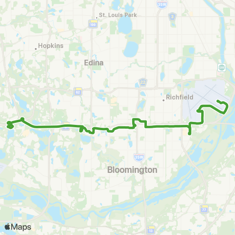 SouthWest Transit Airport map