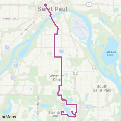 Metro Transit Stryker-Robert-Lake Cove Apts map