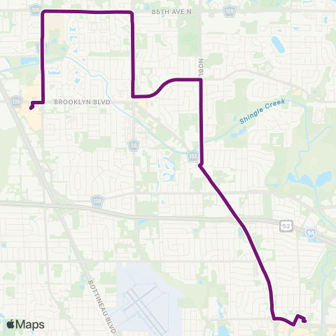 Metro Transit Starlite-N Henn Comm Coll-Brooklyn Ctr map