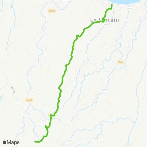 Martinique Transport - Zone Nord Morne Céron Moreau map