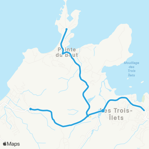 Martinique Transport - Zone Sud 001 map