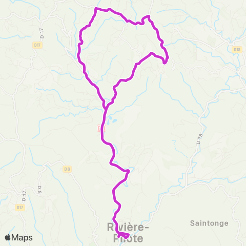 Martinique Transport - Zone Sud 10 map