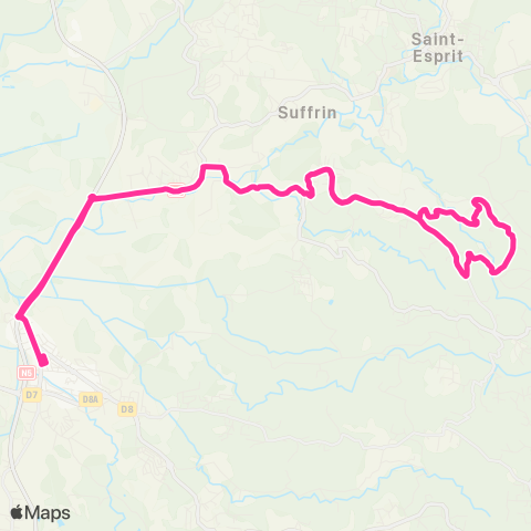 Martinique Transport - Zone Sud 14 map