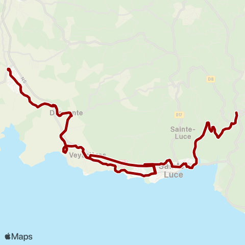 Martinique Transport - Zone Sud 20 map