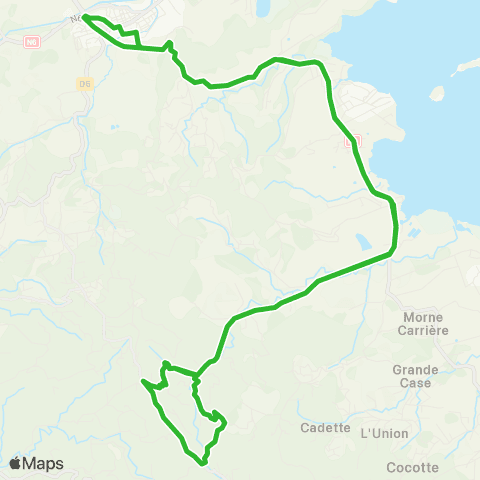 Martinique Transport - Zone Sud 53 map