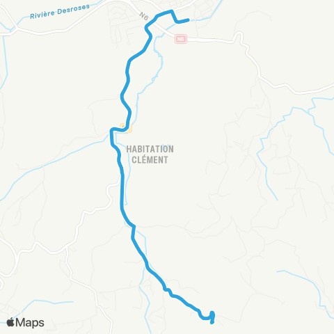 Martinique Transport - Zone Sud 56 map
