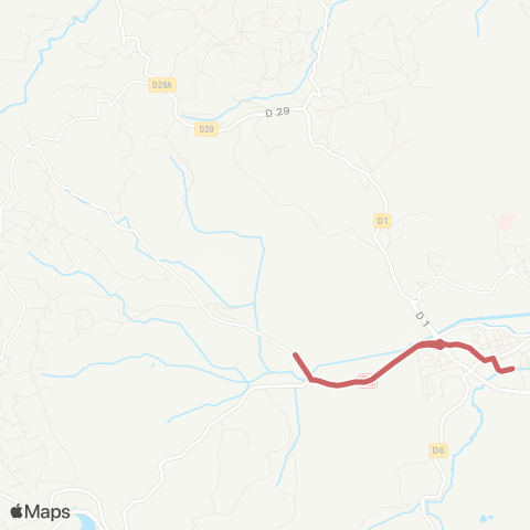 Martinique Transport - Zone Sud 58 map