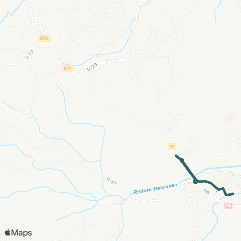 Martinique Transport - Zone Sud 62 map