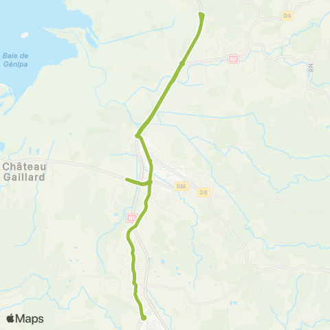 Martinique Transport - Zone Sud 65 map