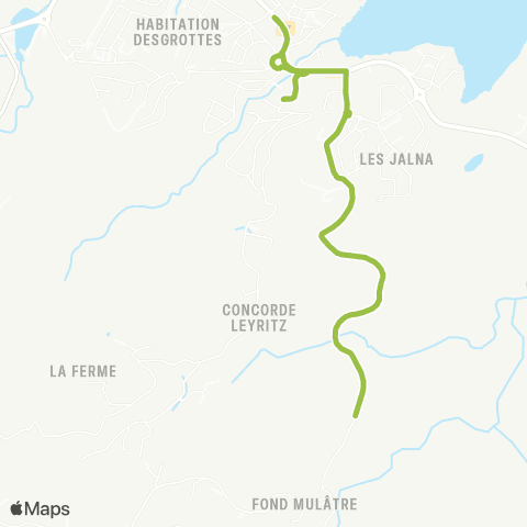 Martinique Transport - Zone Sud L01t01 map