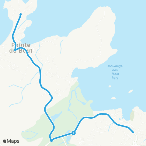 Martinique Transport - Zone Sud 01 TAD map