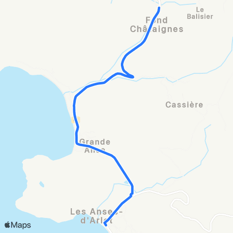 Martinique Transport - Zone Sud 02_L03 TAD map