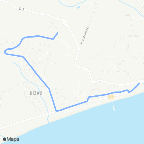 Martinique Transport - Zone Sud 04_L05 TAD map