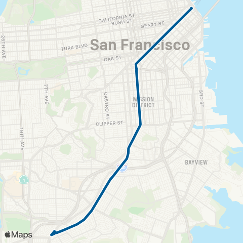 Muni Mission map