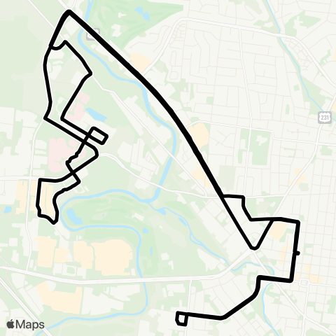 Murfreesboro Transit Gateway map