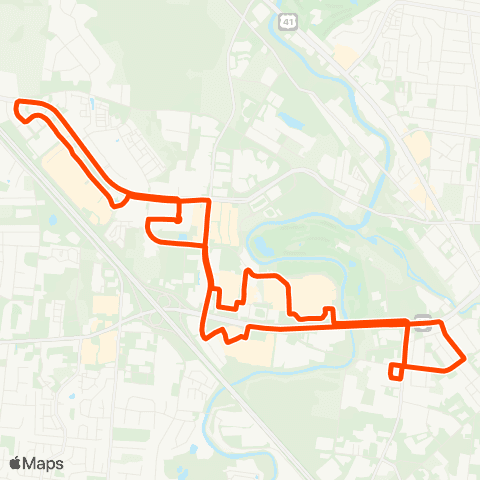 Murfreesboro Transit The Avenues - Saturday map
