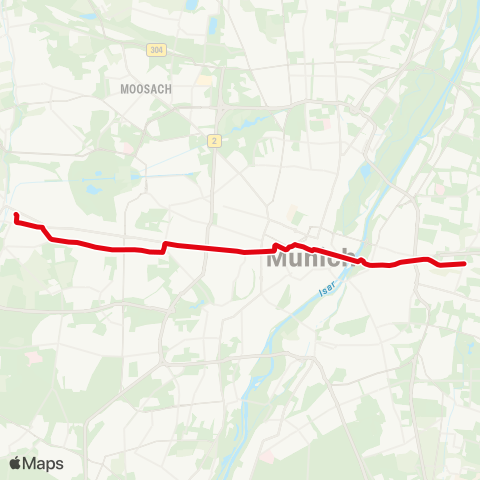 MVG Pasing Bf. - Berg am Laim map