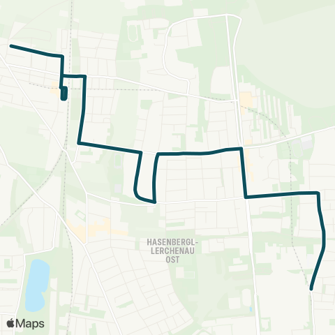 MVG Hochmuttinger Str. - Feldmoching Bf. - Harthof - Am Hart map