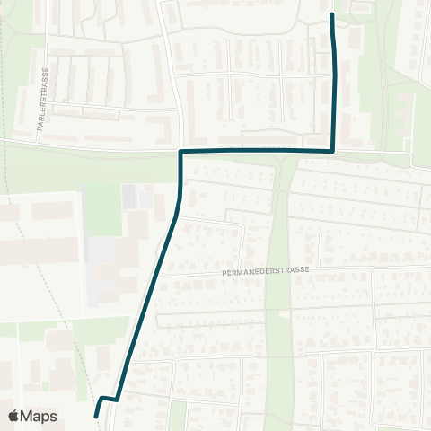 MVG Dientzenhoferstraße - Am Hart map