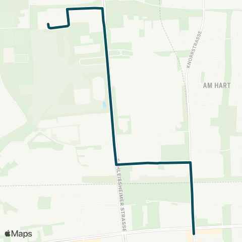 MVG Olschewskibogen - Frankfurter Ring map