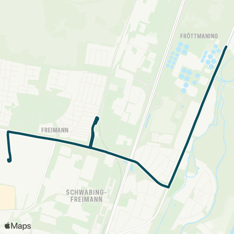 MVG Wallnerstraße - Kieferngarten - Neufreimann map