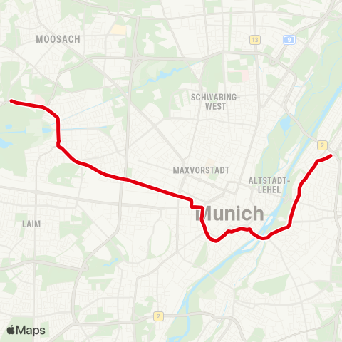 MVG Amalienburgstraße-Effnerplatz map