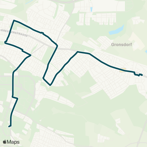 MVG Neuperlach Süd - Quiddestr. - St.-Veit-Str. - Trudering Bf. - Haar, Ludwig-Moser-Str. map