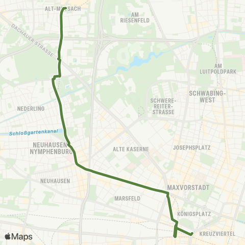 MVG Olympia-Einkaufszentrum - Mangfallplatz map