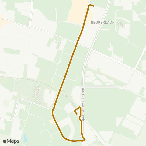 MVG U5 map