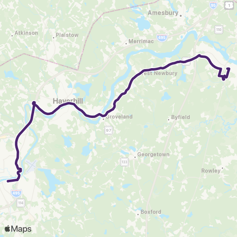 Meva Transit Newburyport Limited map