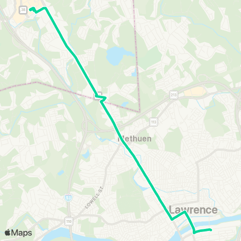 Meva Transit 28 Salem New Hampshire / Tuscan Village map