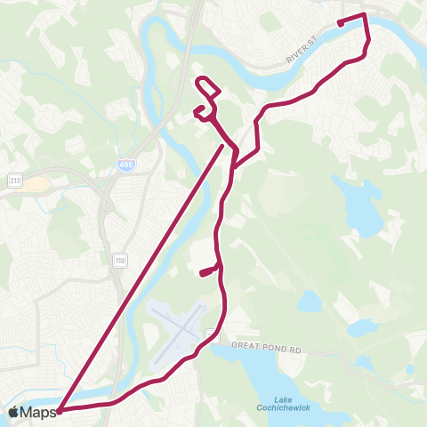 Meva Transit Bradford / Ward Hill map