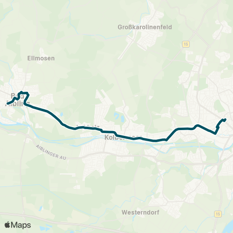 Die Münchner VerkehrsVerbund  Rosenheim - Kolbermoor - Bad Aibling map