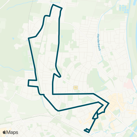 Die Münchner VerkehrsVerbund  Bahnhof - Stadtmitte - Unterfürstätt - Küpferling - Stadtmitte - Bahnhof map