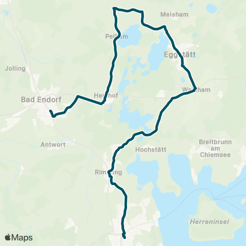 Die Münchner VerkehrsVerbund  Bad Endorf - Hemhof - Eggstätt - Rimsting - Prien map