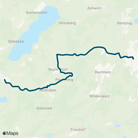 Die Münchner VerkehrsVerbund  Riedering - Söllhuben - Prien map