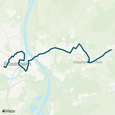 Die Münchner VerkehrsVerbund  Rosenheim - Schloßberg - Stephanskirchen - Baierbach map