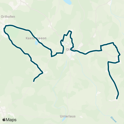Die Münchner VerkehrsVerbund  Aying - Egmating - Glonn - Baiern map