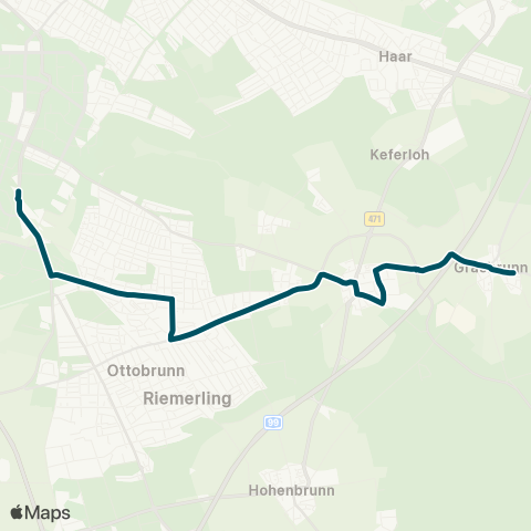 Die Münchner VerkehrsVerbund  Grasbrunn - Putzbrunn - Ottobrunn - Neubiberg - Neuperlach Süd map