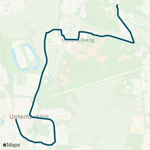 Die Münchner VerkehrsVerbund  Neuperlach Süd - Unterbiberg - Unterhaching map