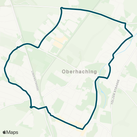 Die Münchner VerkehrsVerbund  Ortsbus Oberhaching map