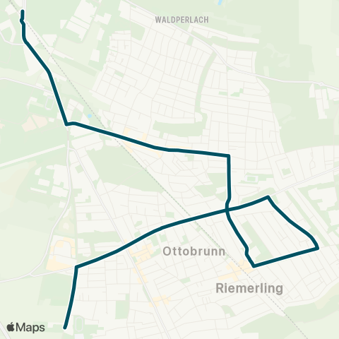 Die Münchner VerkehrsVerbund  Ottobrunn, Phönix-Bad - Karl-Stieler-Str. - Neubiberg - Neuperlach Süd map