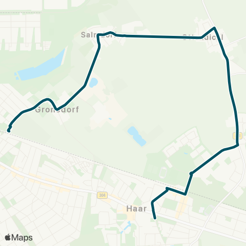 Die Münchner VerkehrsVerbund  Gronsdorf - Ottendichl - Haar map