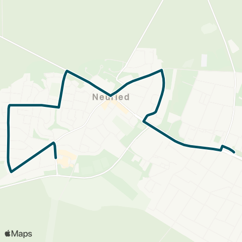 Die Münchner VerkehrsVerbund  Neuried, Hainbuchenring - Fürstenried West map