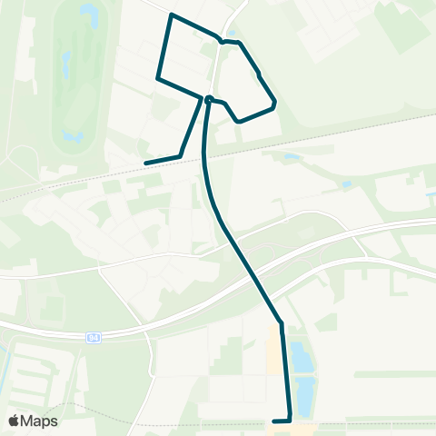 Die Münchner VerkehrsVerbund  Messestadt West - Dornach Gewerbegebiet - Riem Dornach map