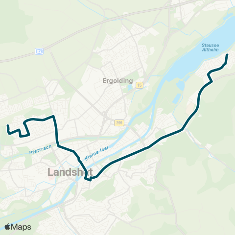 Die Münchner VerkehrsVerbund  Auloh - Altstadt - Hauptbahnhof - Wolfgangsiedlung map