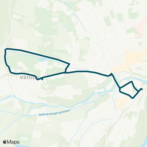 Die Münchner VerkehrsVerbund  Freising - Weihenstephan - Forstzentrum - Freising map