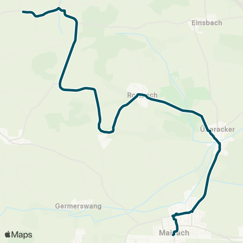 Die Münchner VerkehrsVerbund  Waltenhofen - Rottbach - Überacker - Maisach map