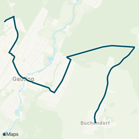 Die Münchner VerkehrsVerbund  Gauting - Buchendorf map